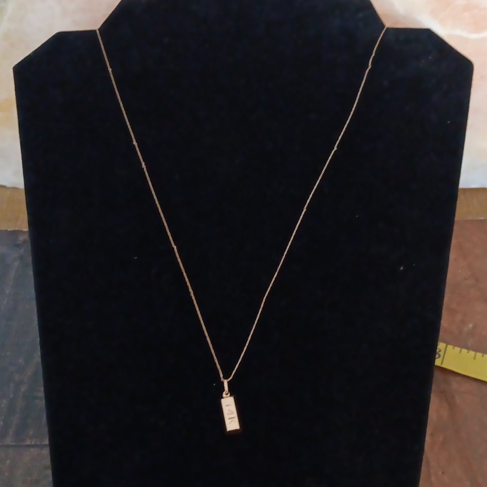 14K Gold Necklace and Pendant